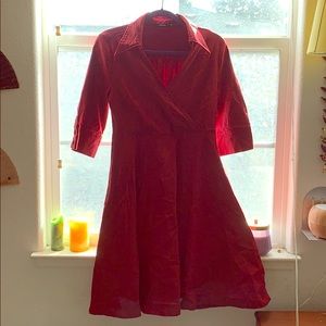 Retro Collared Dress